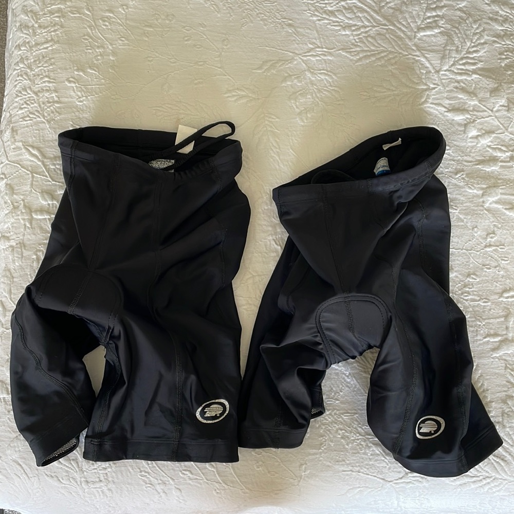 Two Pairs of Performance Bike Shorts